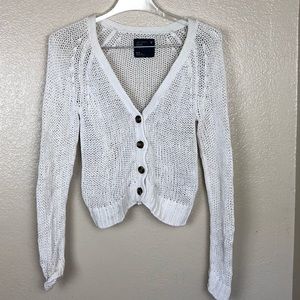 American Eagle Outfitters Crochet cardigan Sz M